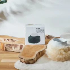 La Chaise Longue MUG FOURRURE AMOVIBLE CREME Discount