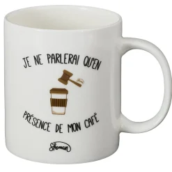 La Chaise Longue MUG JE NE PARLERAI QU'EN PRESENCE DE MON CAFE Cheap