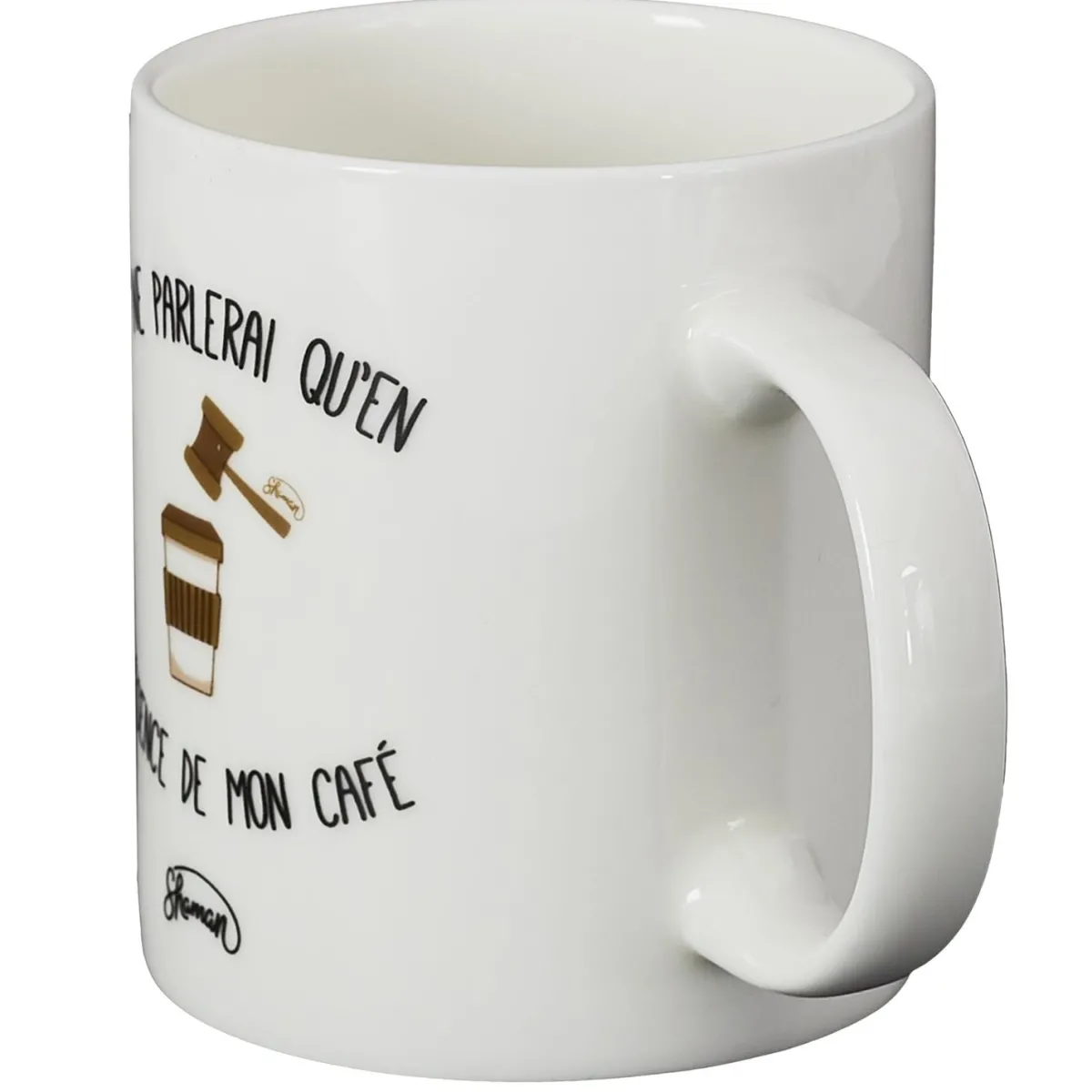 La Chaise Longue MUG JE NE PARLERAI QU'EN PRESENCE DE MON CAFE Cheap