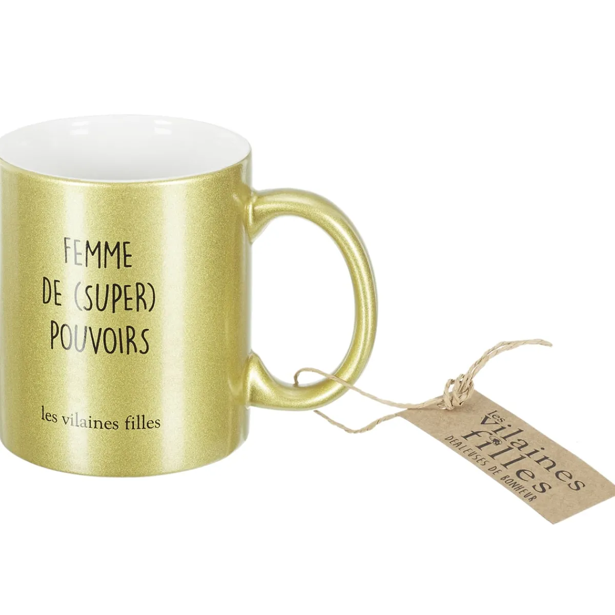 La Chaise Longue MUG PAILLETTE FEMME SUPER POUVOIRS Hot