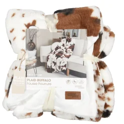 La Chaise Longue PLAID BUFFALO FAUSSE FOURRURE Fashion
