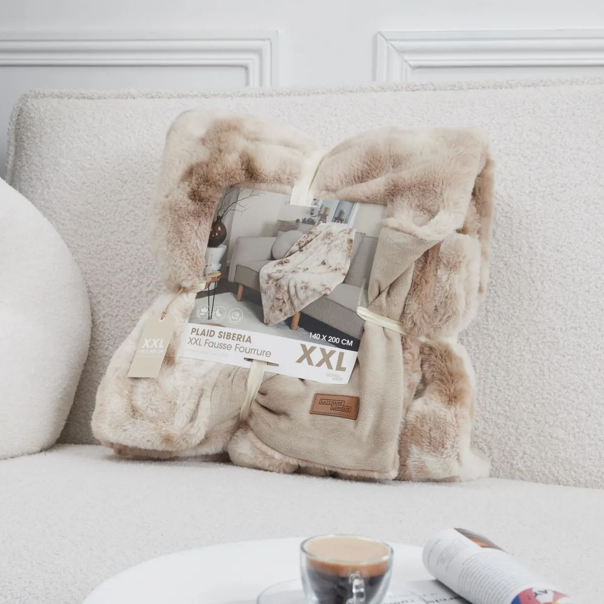 La Chaise Longue PLAID FAUSSE FOURRURE SIBERIA Store