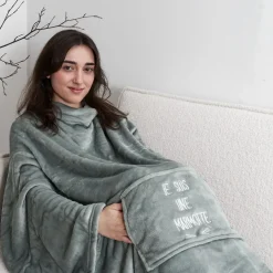 La Chaise Longue PLAID KANGOUROU JE SUIS UNE MARMOTTE Flash Sale