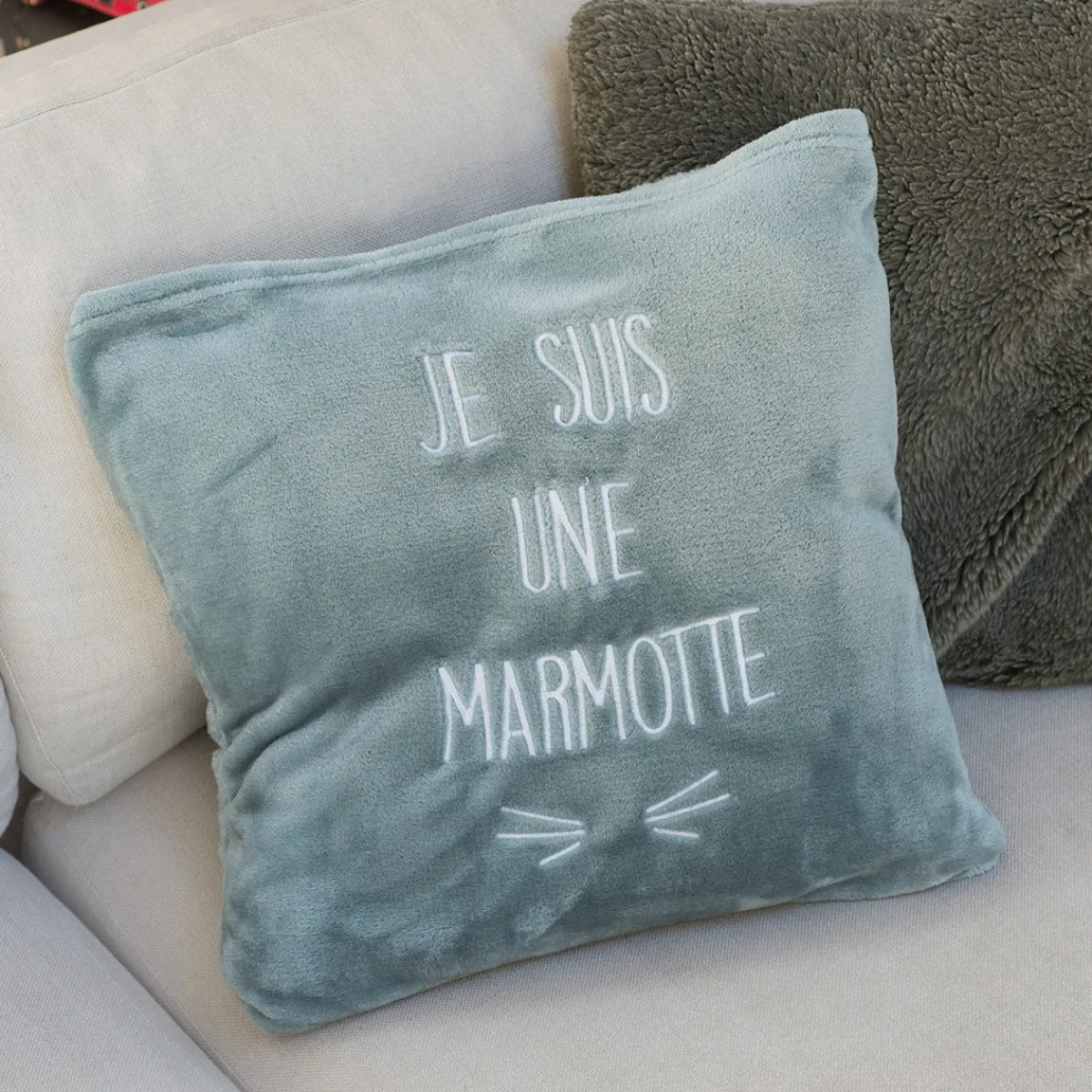 La Chaise Longue PLAID KANGOUROU JE SUIS UNE MARMOTTE Flash Sale