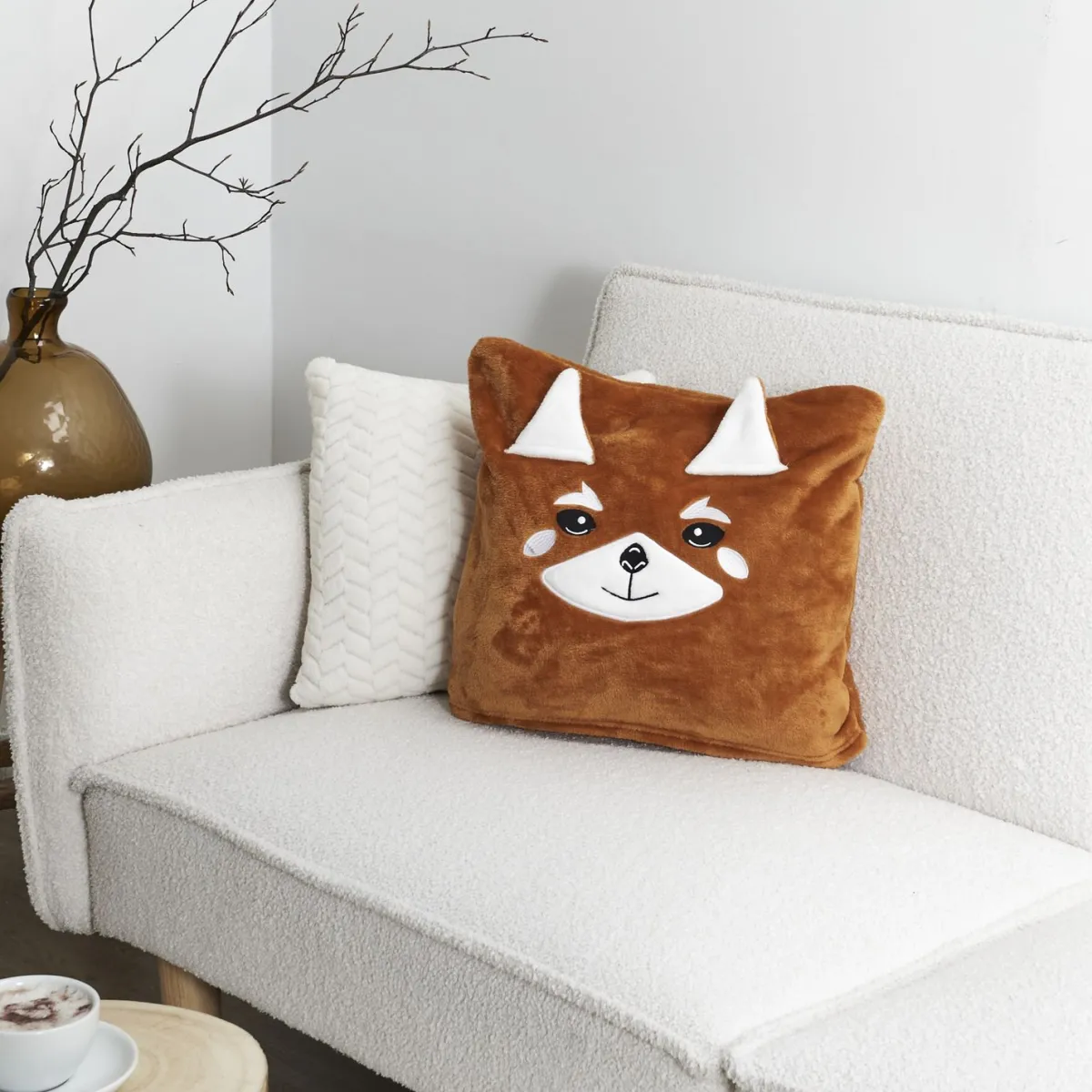 La Chaise Longue PLAID KANGOUROU PANDA ROUX New