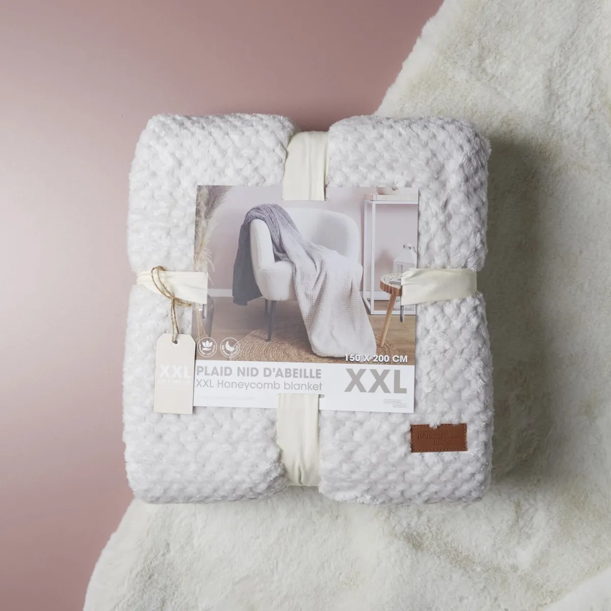 La Chaise Longue PLAID NID D'ABEILLE XXL Flash Sale