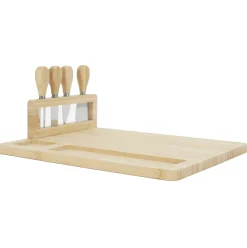 La Chaise Longue PLANCHE A FROMAGE 4 COUTEAUX BAMBOU Best