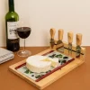 La Chaise Longue PLANCHE A FROMAGE 4 COUTEAUX FROMAGES DE FRANCE Flash Sale