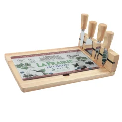 La Chaise Longue PLANCHE A FROMAGE 4 COUTEAUX FROMAGES DE FRANCE Flash Sale