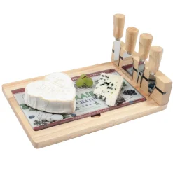 La Chaise Longue PLANCHE A FROMAGE 4 COUTEAUX FROMAGES DE FRANCE Flash Sale