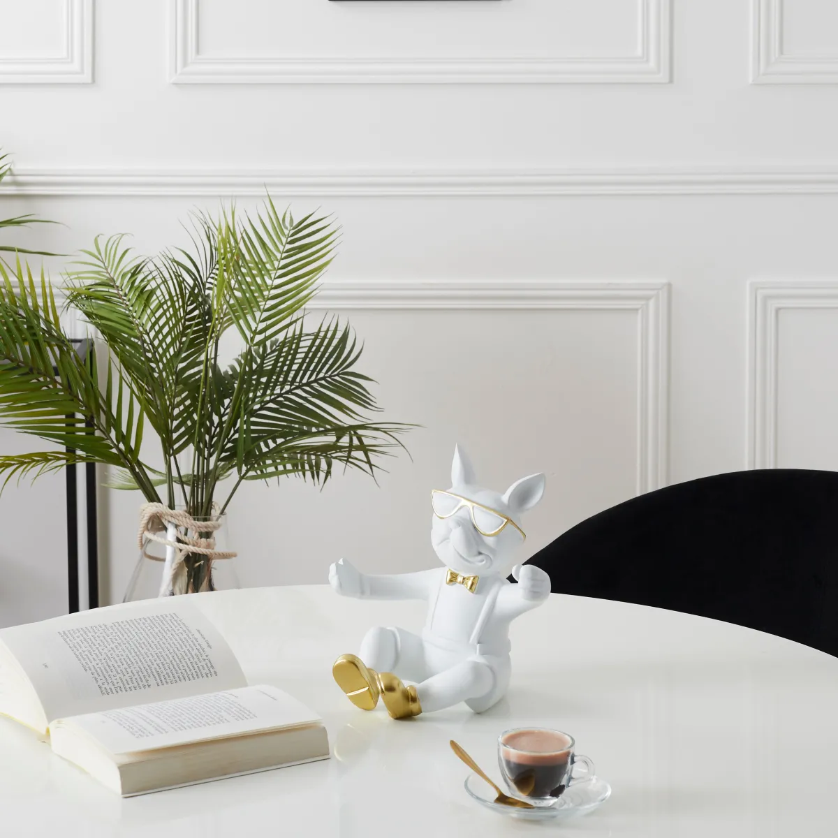 La Chaise Longue PORTE BOUTEILLE BOULEDOGUE BLANC Online