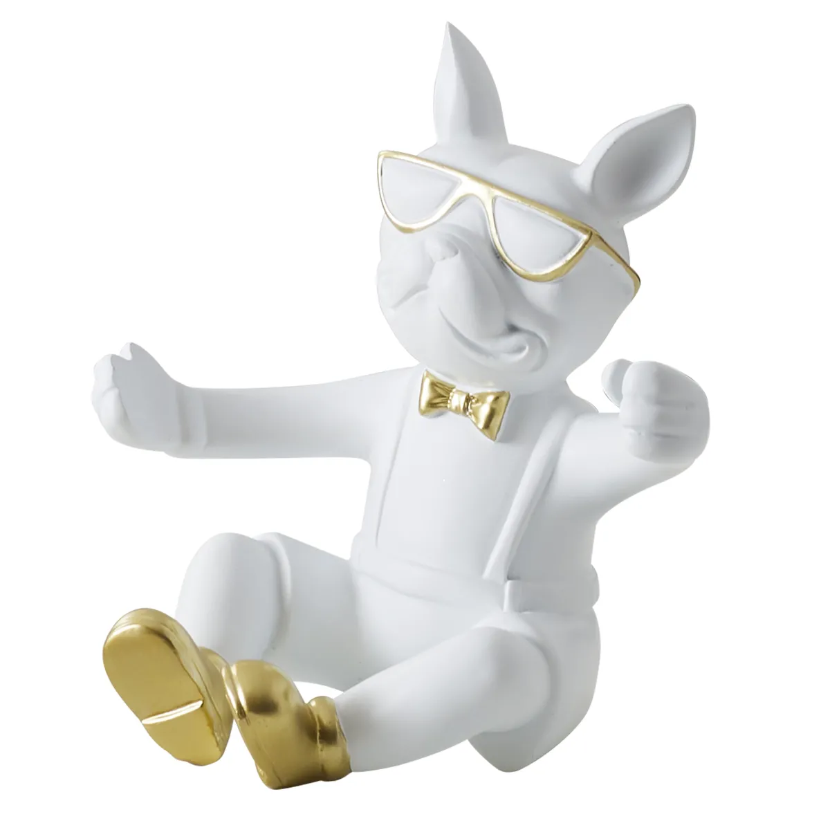 La Chaise Longue PORTE BOUTEILLE BOULEDOGUE BLANC Online