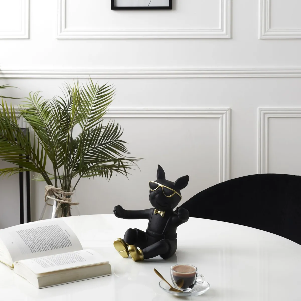 La Chaise Longue PORTE-BOUTEILLE BOULEDOGUE NOIR Flash Sale