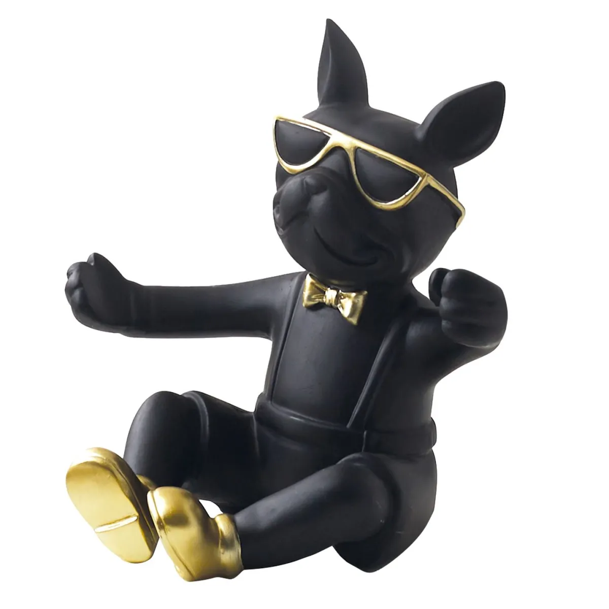 La Chaise Longue PORTE-BOUTEILLE BOULEDOGUE NOIR Flash Sale