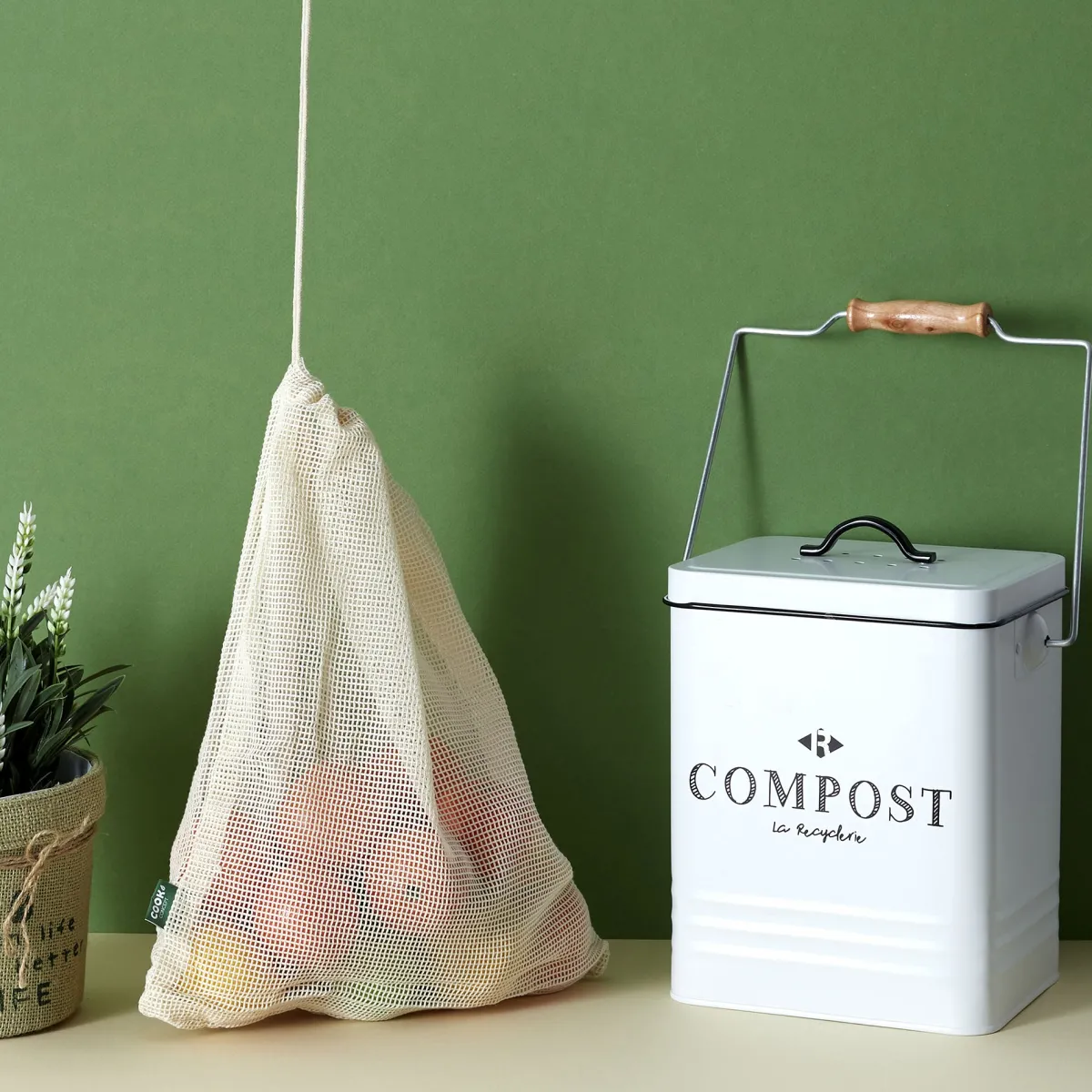 La Chaise Longue POUBELLE DE COMPOSTAGE 5L Best