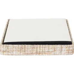 La Chaise Longue POUF PLIABLE TWEED BEIGE Outlet