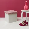 La Chaise Longue POUF PLIABLE TWEED ROSE Shop
