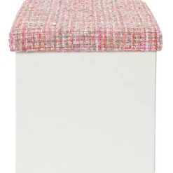 La Chaise Longue POUF PLIABLE TWEED ROSE Shop