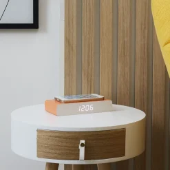 La Chaise Longue REVEIL CHARGEUR BOIS ABRICOT Best