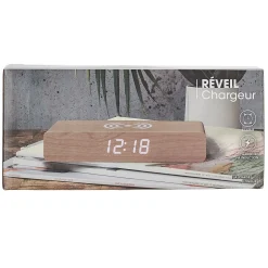 La Chaise Longue REVEIL CHARGEUR BOIS NATUREL Flash Sale