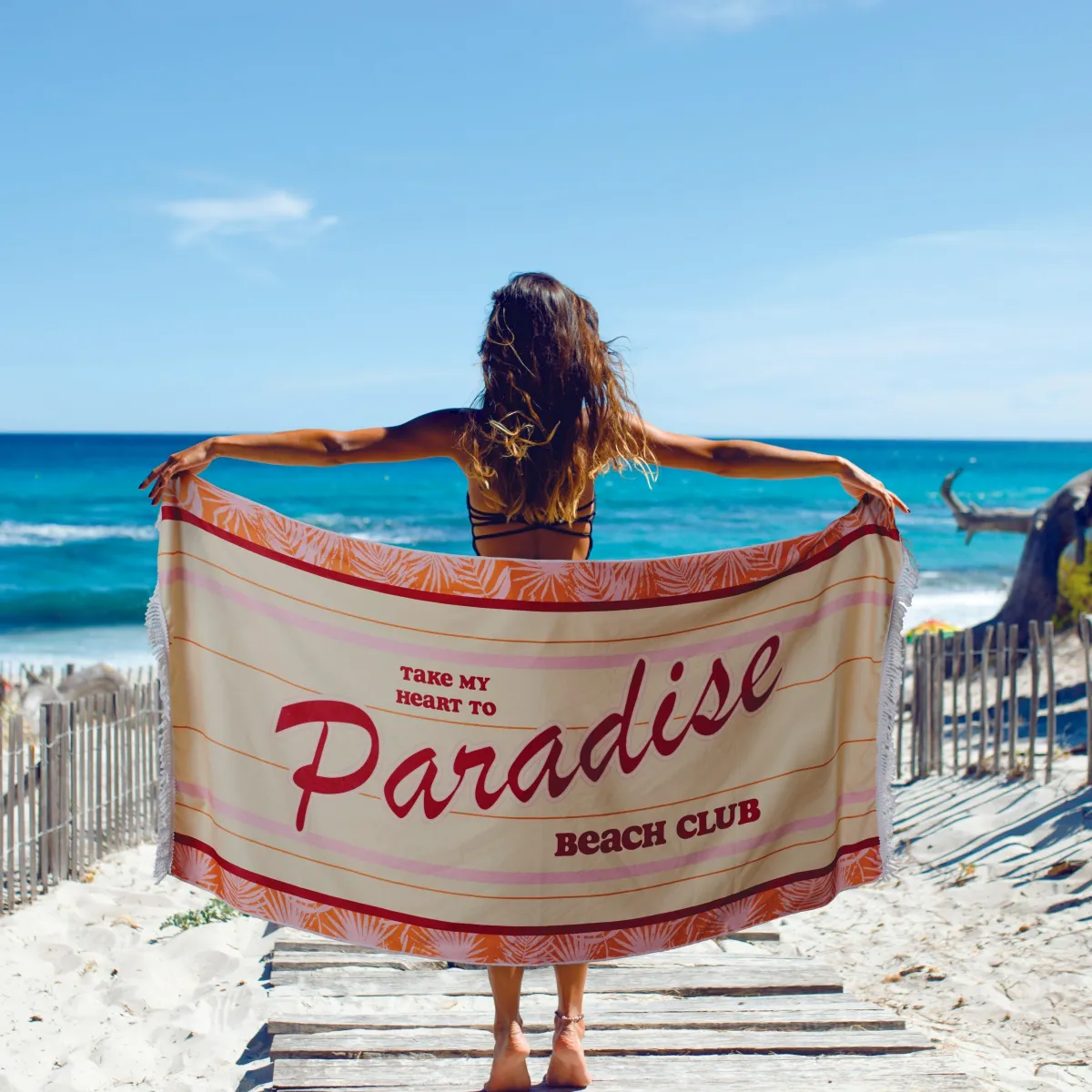 La Chaise Longue SERVIETTE DE PLAGE PARADISE Fashion