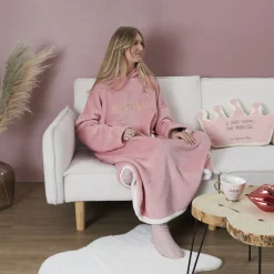 La Chaise Longue SWEAT PLAID BOMBASSE ROSE New