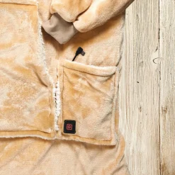 La Chaise Longue SWEAT PLAID CHAUFFANT CAMEL Sale