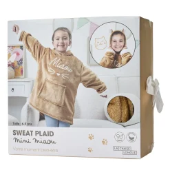 La Chaise Longue SWEAT PLAID ENFANT CHAT Cheap
