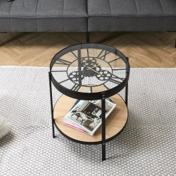 La Chaise Longue TABLE D APPOINT HORLOGE 50.5X50.5X49CM Store