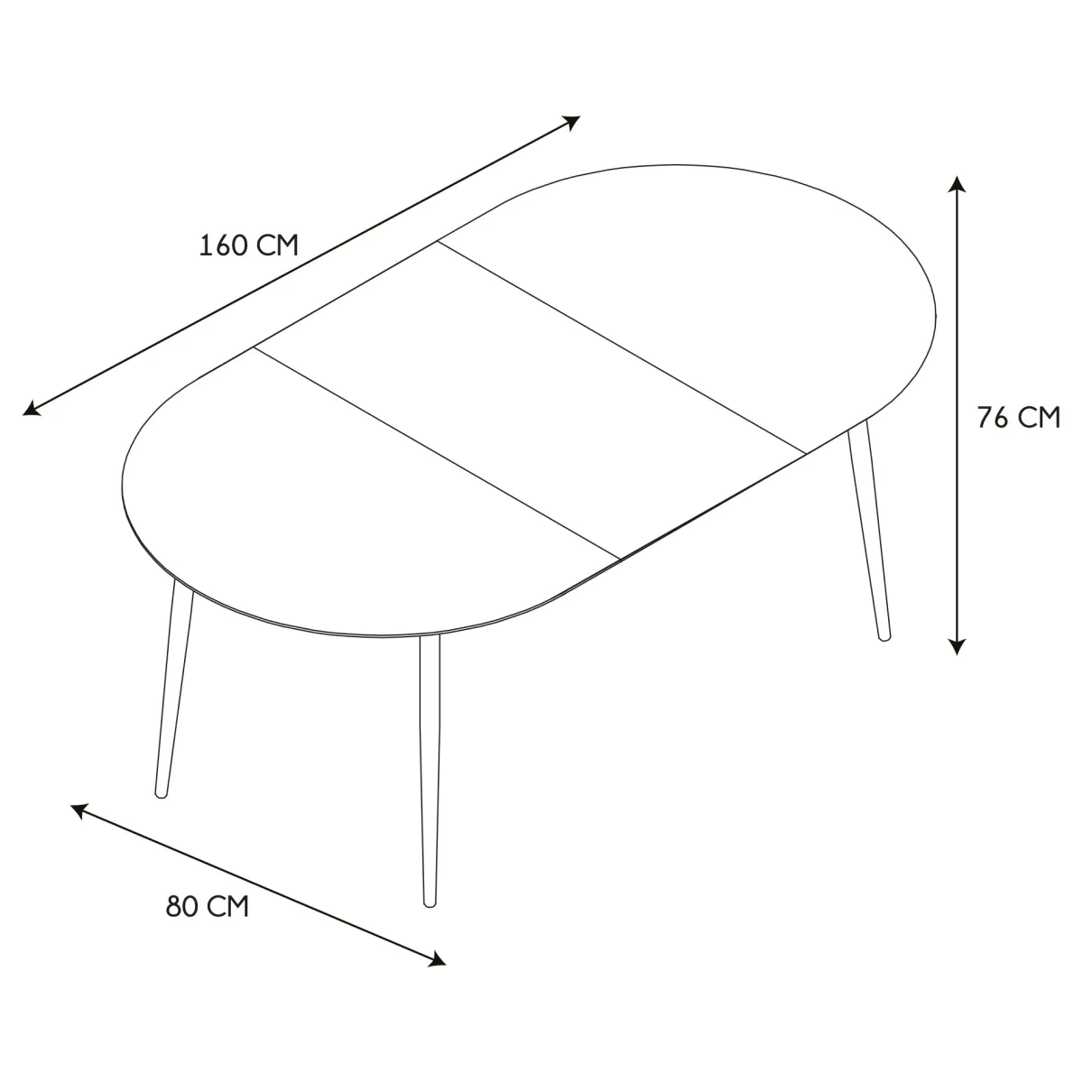 La Chaise Longue TABLE EXTENSIBLE 4 A 6 PERSONNES Best Sale