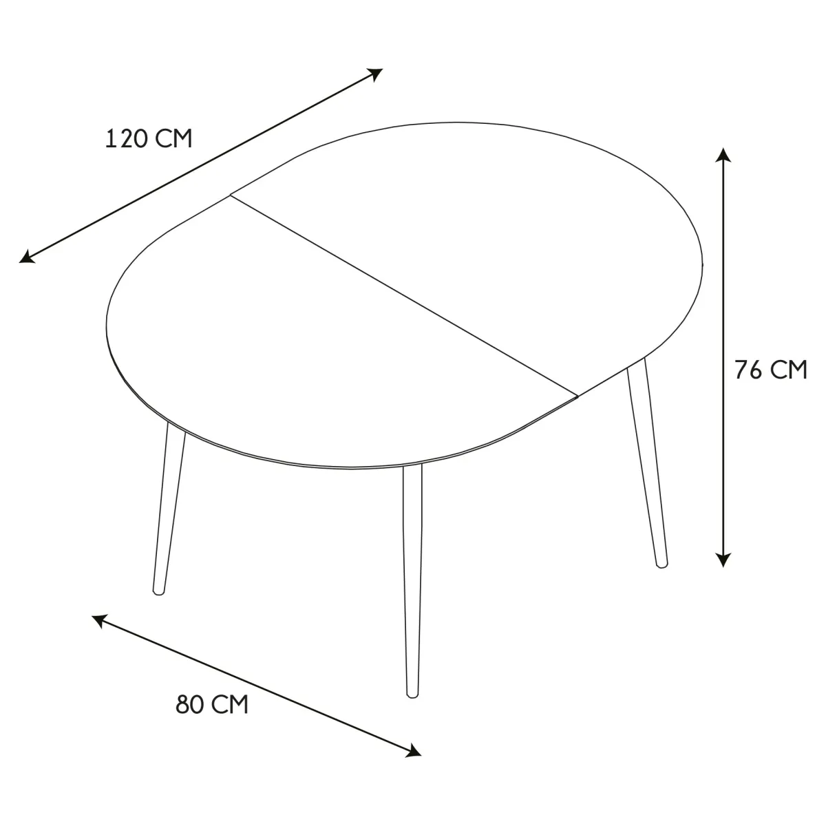 La Chaise Longue TABLE EXTENSIBLE 4 A 6 PERSONNES Best Sale