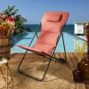 La Chaise Longue TRANSAT PLIABLE CORFOU TERRACOTTA Discount