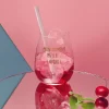 La Chaise Longue VERRE A COCKTAIL AVEC PAILLE Hot