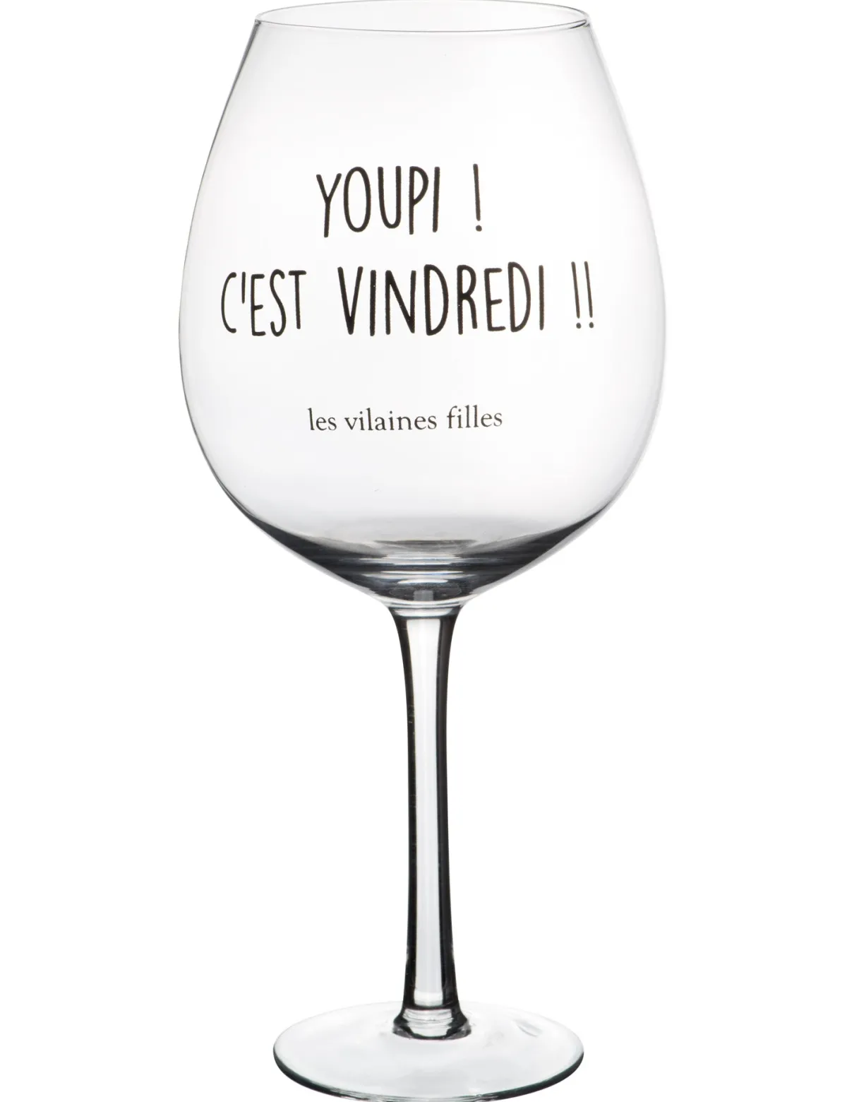 La Chaise Longue VERRE A VIN 75 CL YOUPI C EST VINDREDI New