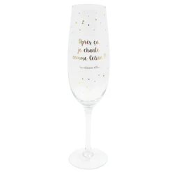 La Chaise Longue VERRE PROSECCO XL JE CHANTE COMME CELINE Best Sale