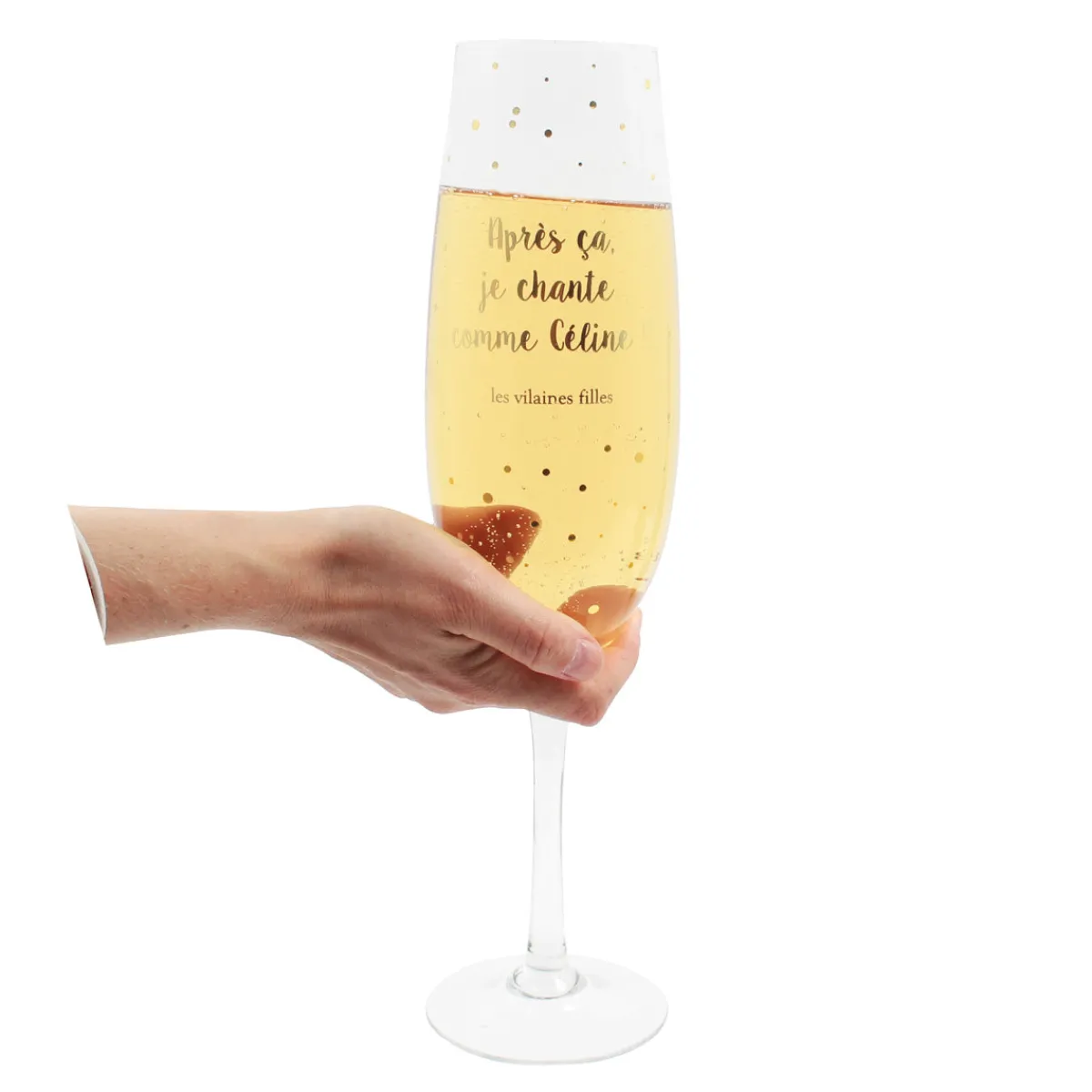 La Chaise Longue VERRE PROSECCO XL JE CHANTE COMME CELINE Best Sale