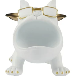 La Chaise Longue VIDE POCHES BOULEDOGUE MOLOSSE BLANC Store