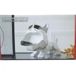 La Chaise Longue VIDE POCHES BOULEDOGUE ORIGAMI BLANC Sale