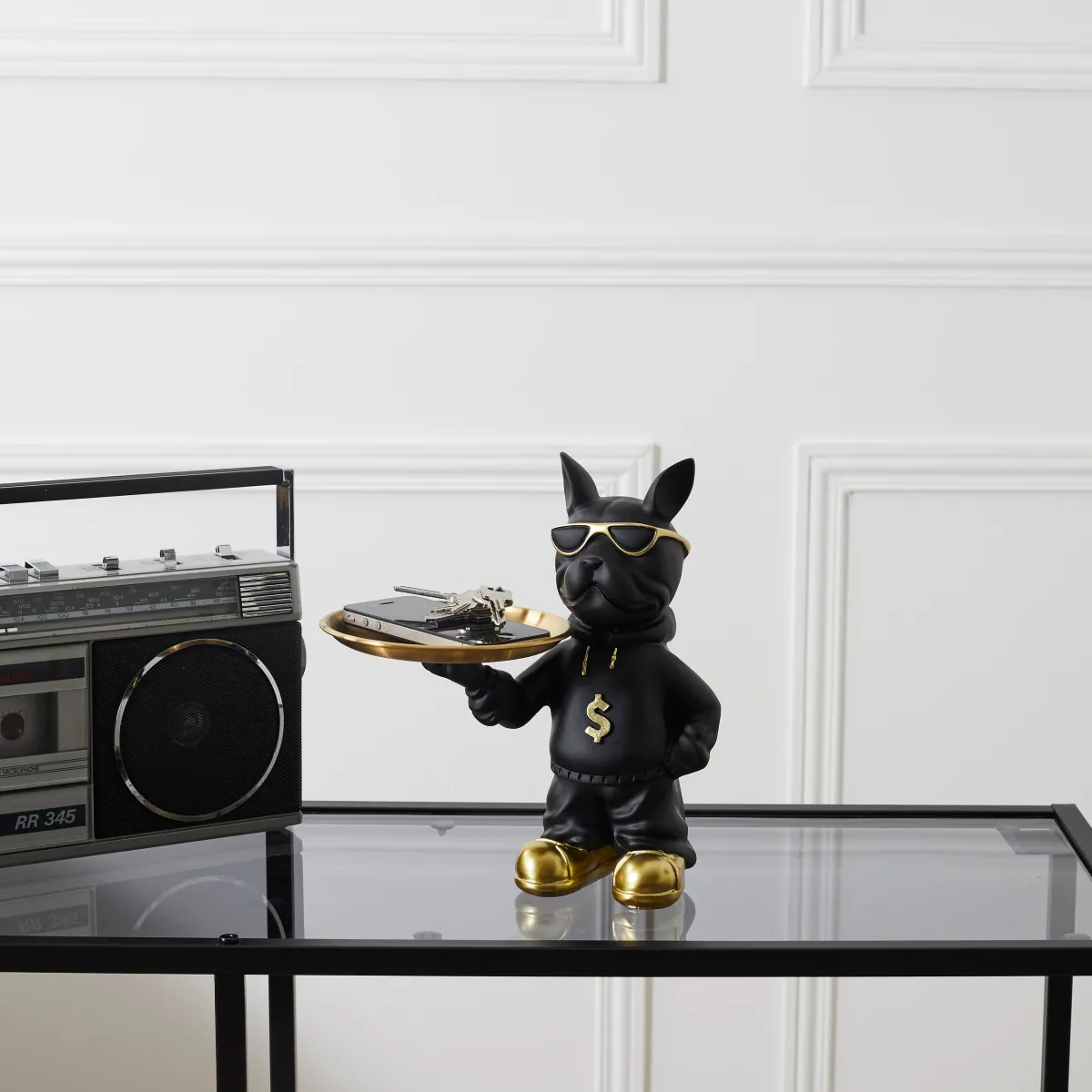 La Chaise Longue VIDE POCHES BOULEDOGUE RAPPER NOIR Online