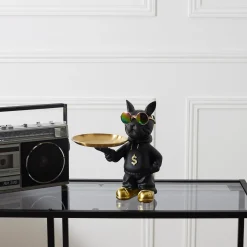 La Chaise Longue VIDE POCHES BOULEDOGUE RAPPER NOIR Online